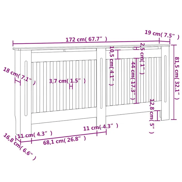 oslona-na-kaloryfer-biala-mdf-172-cm-stan-nowy