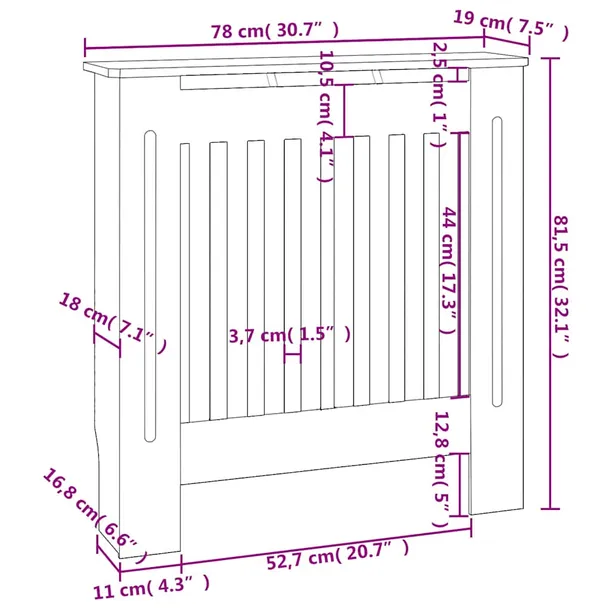 oslona-na-kaloryfer-mdf-78-cm-stan-nowy