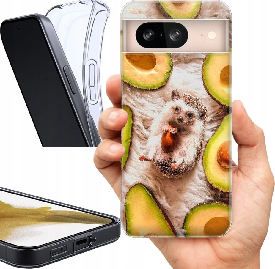 etui-na-google-pixel-8-wzory-owoce