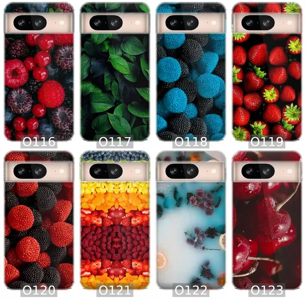 etui-na-google-pixel-8-wzory-owoce-material-tworzywo-sztuczne