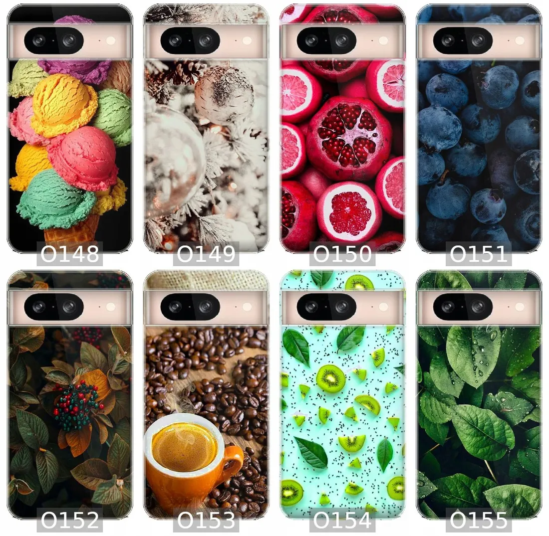 etui-na-google-pixel-8-wzory-owoce