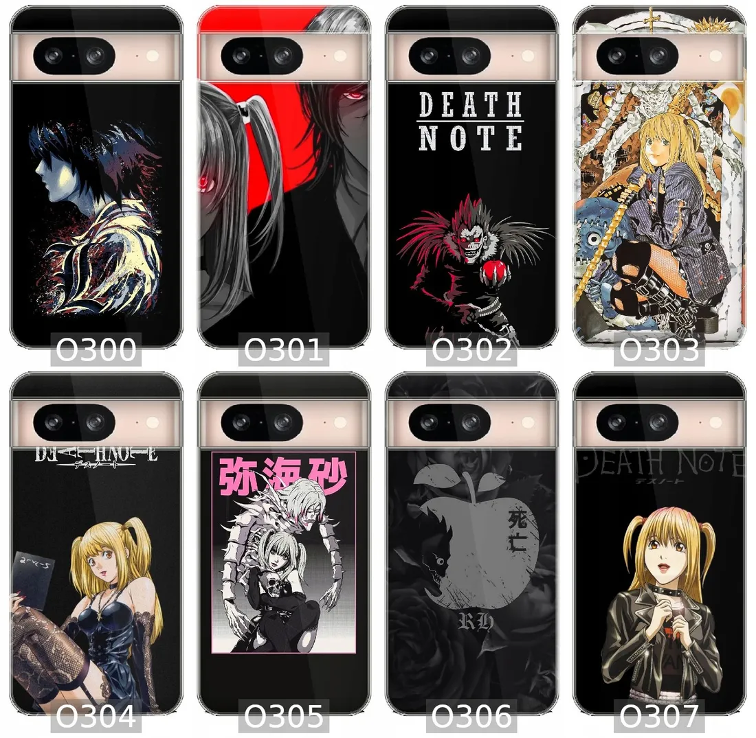 etui-na-google-pixel-8-wzory-death-note-szklo