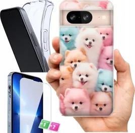 etui-na-google-pixel-8-wzory-psy-szklo