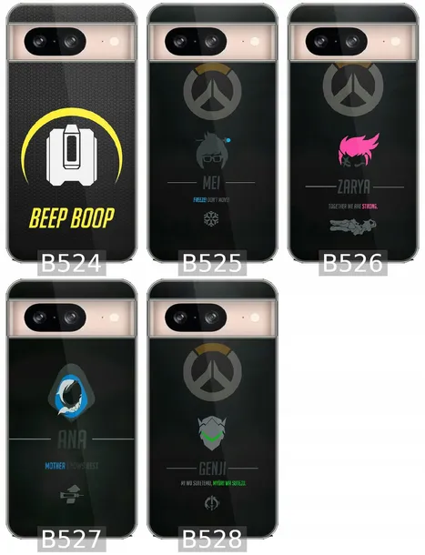 etui-na-google-pixel-8-wzory-overwatch-stan-opakowania-oryginalne