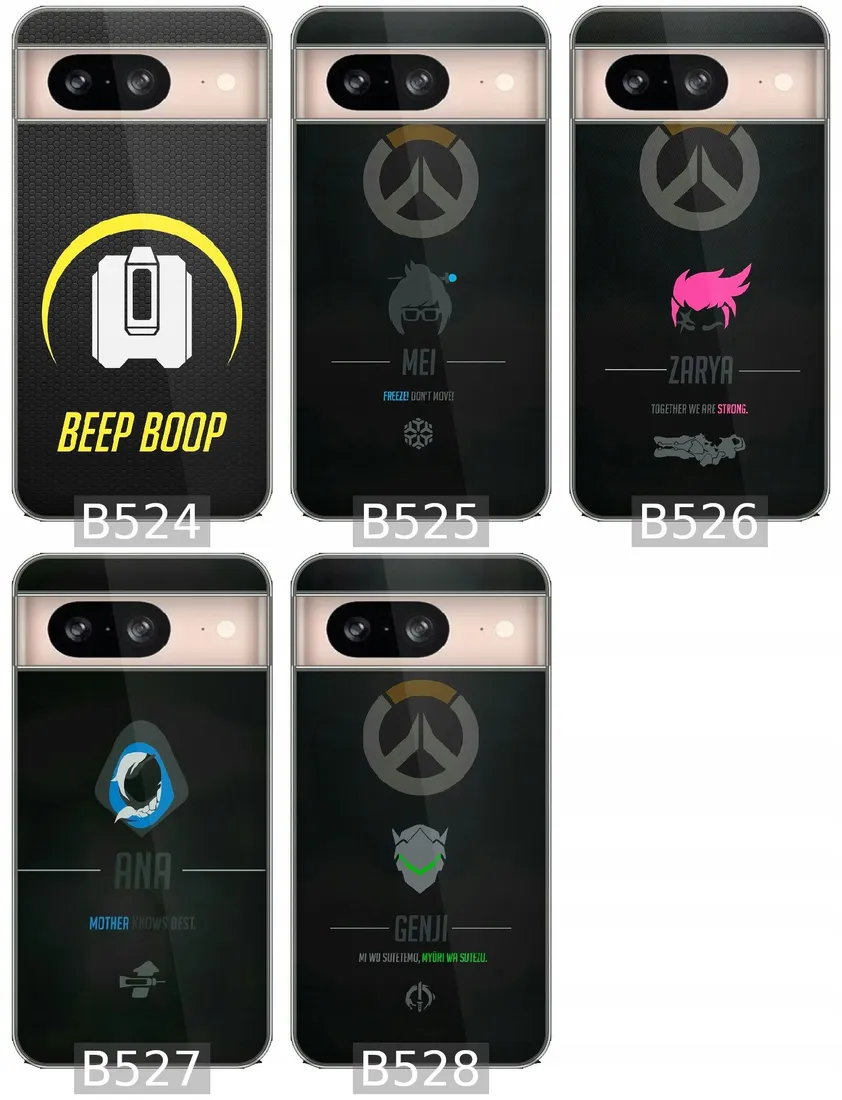 etui-na-google-pixel-8-wzory-overwatch