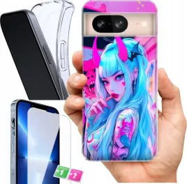 etui-na-google-pixel-8-wzory-neon-girl-anime-szklo