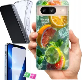 etui-na-google-pixel-8-wzory-owoce-szklo