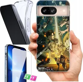 etui-na-google-pixel-8-wzory-atak-tytanow-szklo