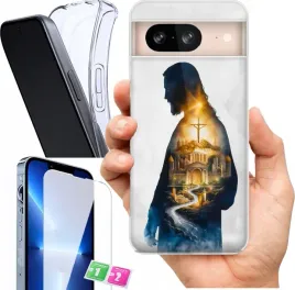 etui-na-google-pixel-8-wzory-chrzescijanskie-jezus-szklo