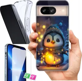 etui-na-google-pixel-8-wzory-zimowe-zwierzeta-szklo