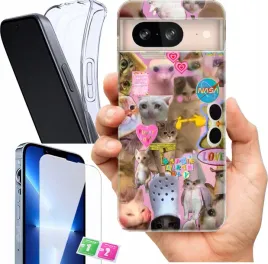 etui-na-google-pixel-8-wzory-memy-szklo