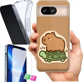 etui-na-google-pixel-8-wzory-capybara-kapibara-szklo