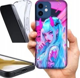 etui-na-apple-iphone-12-wzory-neon-girl-anime