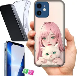 etui-na-apple-iphone-12-wzory-anime-girl-szklo