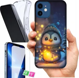 etui-na-apple-iphone-12-wzory-zimowe-zwierzeta-szklo