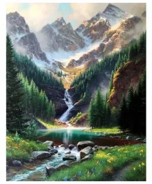 malowanie-po-numerach-40x50cm-potok-w-gorach