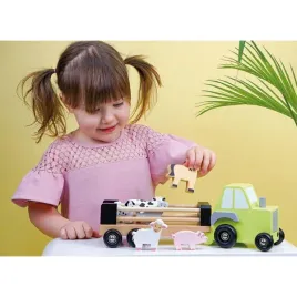 dla-dzieci-drewniany-traktor-ze-zwierzetami