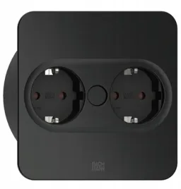 gniazdo-blatowe-bachmann-twist-2-kwadratowe-2x230v-schuko-czarny-mat