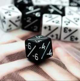 kosc-1szt-d6-k6-counter-dice-zywica-czarny-rpg-dandd-mtg-magic-the-gathering