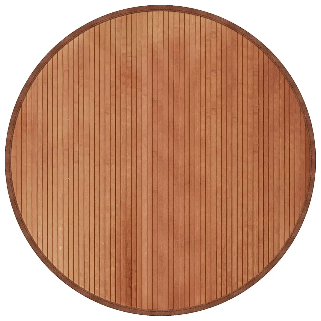 dywan-okragly-brazowy-100-cm-bambusowy-stan-nowy