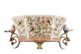 biala-porcelanowa-patera-ptaki-i-kwiaty-porcelana-braz-ozdoba