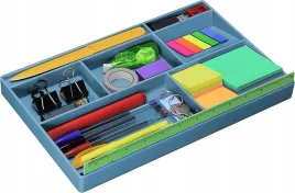 organizer-na-biurko-i-szuflade-acrimet-plastik-niebieski