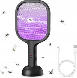 elektryczna-lapka-czarna-muchy-komary-packa-akumulatorowa-3000v-uv-stojak