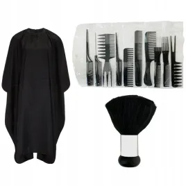 peleryna-fryzjerska-zestaw-grzebieni-etui-pedzel