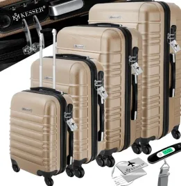 kesser-walizka-twarda-zestaw-abs-champagne-120-l