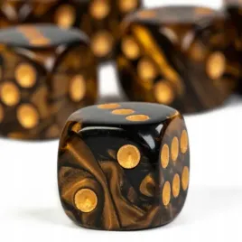 kosc-1szt-d6-k6-czarna-zlota-nadruk-dice-classic-rpg-dandd-mtg-gry-planszowe
