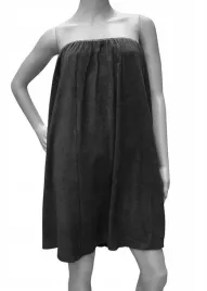 pareo-tunika-pelerynka-kosmetyczna-peniuar-kosmetyczny-frote-frotte-czarna