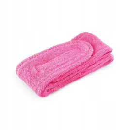 opaska-kosmetyczna-bawelniana-frotte-do-wlosow-frote-na-rzep-rozowa
