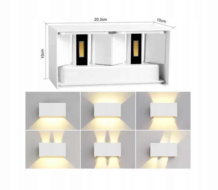 reflektor-scienny-prostokatny-kingwen-bialy-kolor-bialy