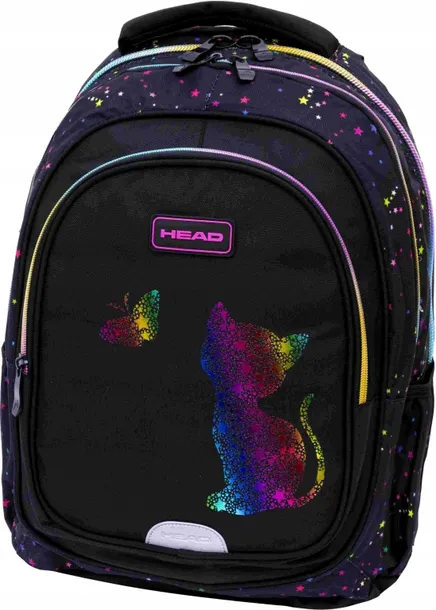 plecak-head-golden-effect-rainbow-kitty-ab300-stan-nowy