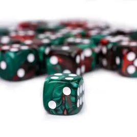 kosc-1szt-d6-k6-zielony-czerwony-dice-classic-rpg-dandd-mtg-gry-planszowe