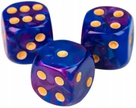 kosc-1szt-d6-k6-niebieska-fioletowa-perla-dice-rpg-dandd-mtg-gry-planszowe