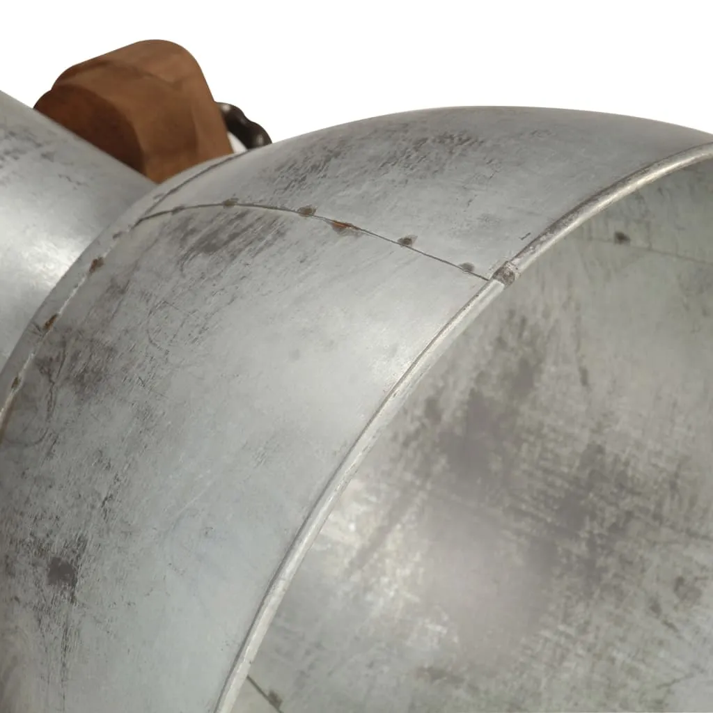 lampa-podlogowa-srebrna-e27-lite-drewno-mango-stan-nowy