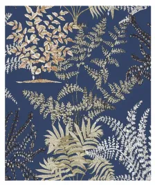 tapeta-na-sciane-motyw-roslinny-liscie-winylowa