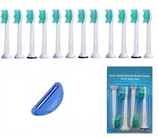 Promocja Końcówki do szczoteczek Sonicare Philips 12 szt + graits wyprzedaż przecena