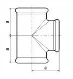 trojnik-diamond-1-1-4-32-ocynk-stan-nowy