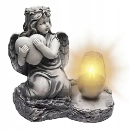 aniol-z-kapliczka-i-swieca-znicz-gipsowa-lampion-led-figurka-nagrobna