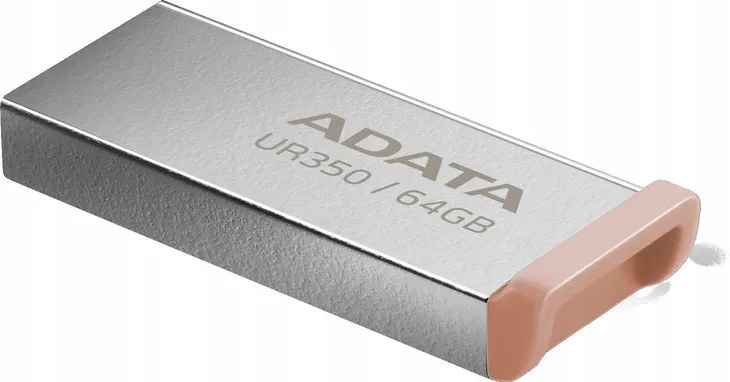 adata-pendrive-ur350-64gb-usb3-2-gen2-metal-brazowy-material-metal
