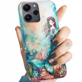etui-do-xiaomi-redmi-12-4g-redmi-12-5g-wzory-syrenki-nimfy-morskie-panny
