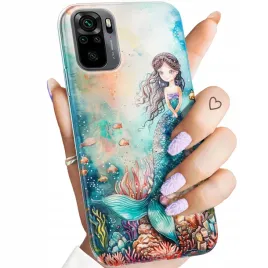 etui-do-xiaomi-redmi-note-10-10s-wzory-syrenki-nimfy-morskie-panny-case