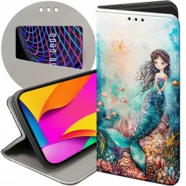 etui-z-klapka-do-motorola-moto-g54-5g-wzory-syrenki-nimfy-morskie-panny