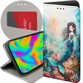 etui-z-klapka-do-samsung-galaxy-m55-5g-wzory-syrenki-nimfy-morskie-panny