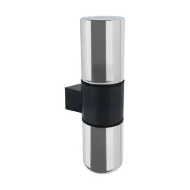 struhm-kinkiet-zewnetrzny-dwustronny-szklany-beryl-2xe27-ip54-czarny