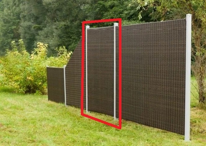 plot-panelowy-dwustronny-90-x-180cm-technorattan-braz-jasny-ciemny-stan-nowy