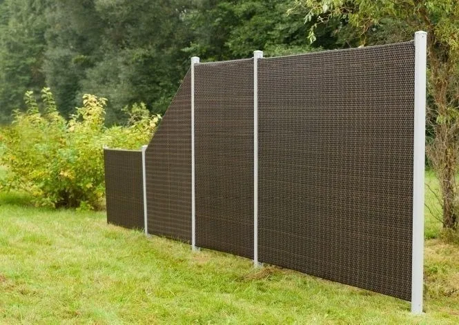 plot-panelowy-dwustronny-90-x-180cm-technorattan-braz-jasny-ciemny-stan-nowy