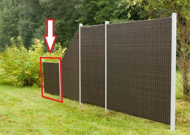 plot-panelowy-dwustronny-90x90cm-technorattan-kolor-braz-jasny-ciemny-kolor-brazowy